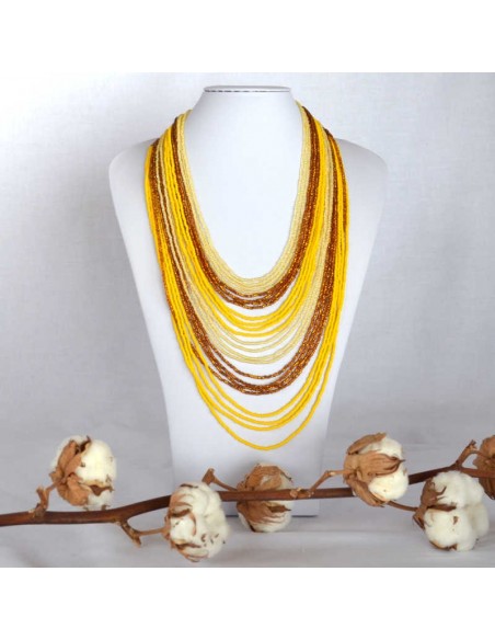 Collier Chingo jaune