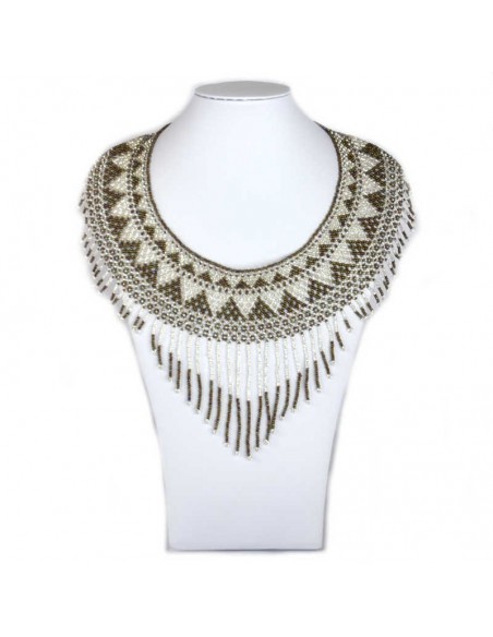 Collier ipala marron