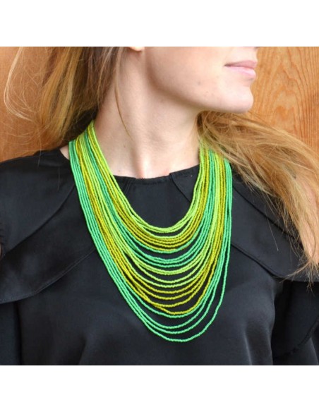 Collier Chingo vert