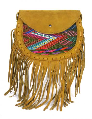 Ethnic Little SlingBag Multicolored Fringes CHICHI