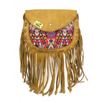 Ethnic Little SlingBag Multicolored Fringes CHICHI