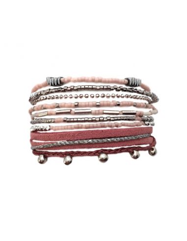 BHAGAVAN NUDE PINK SILVER