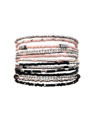 KARMA PINK NUDE BLACK SILVER