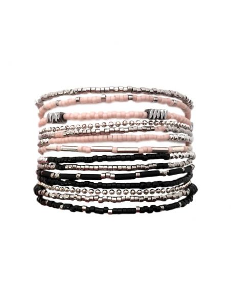 KARMA PINK NUDE BLACK SILVER