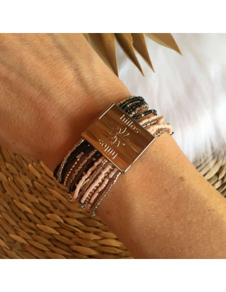 KARMA PINK NUDE BLACK SILVER