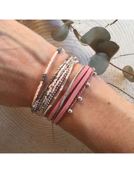 BHAGAVAN NUDE PINK SILVER