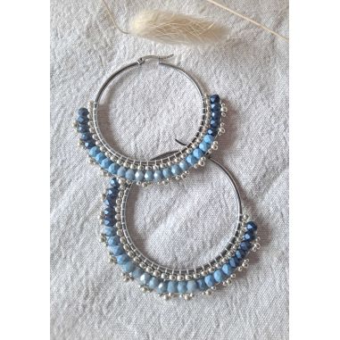 Ethnic glass beads Earings