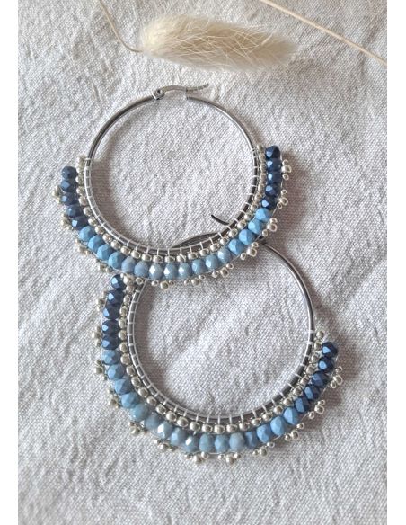 Ethnic glass beads Earings