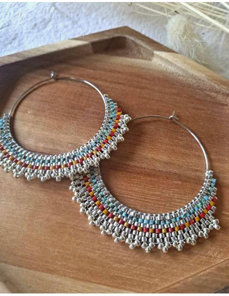 glass beads Earings