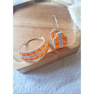 glass beads Earings