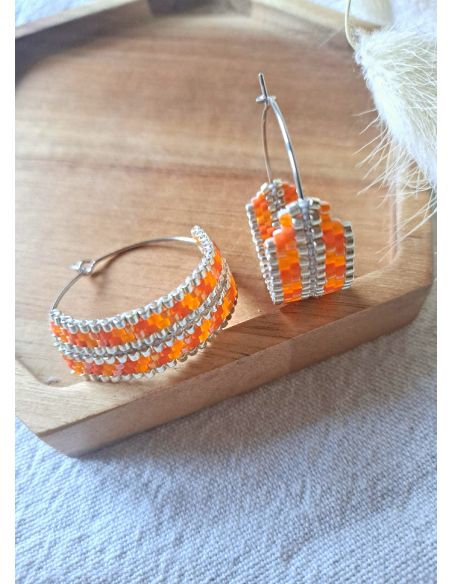 glass beads Earings