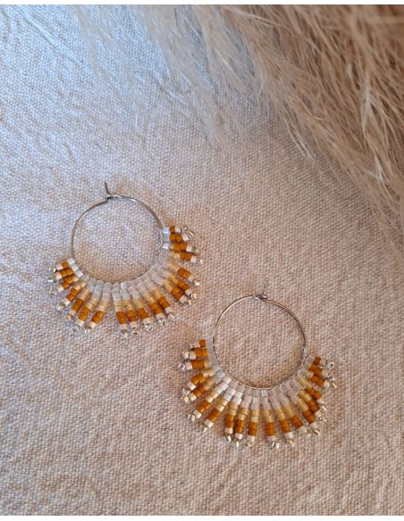 Créole Hippie S moutarde argenté